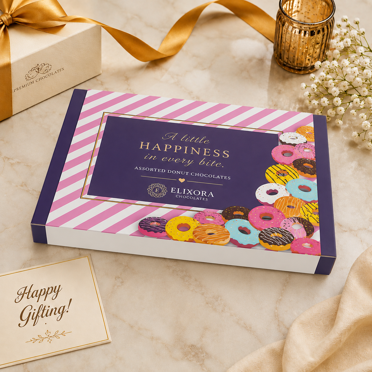 Assorted Donut Chocolate Gift Box for Corporate Gifting 2