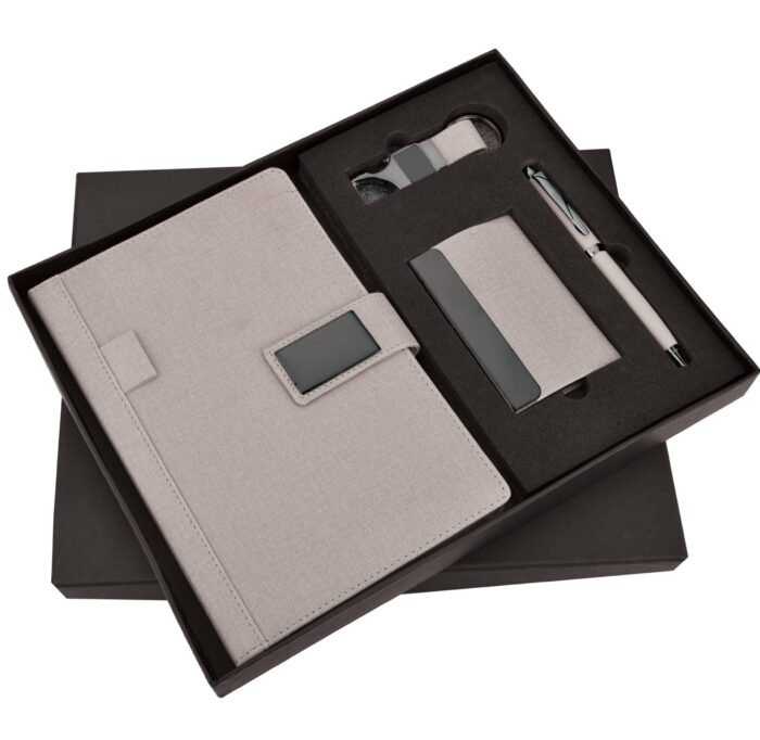 4 in 1 Gift Set with Pen, Diary, Cardholder & Keychain